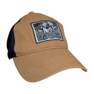 The North Face Hat Mens Patch Cap Trucker Hat Brown Snapback Gorpcore Hiking
